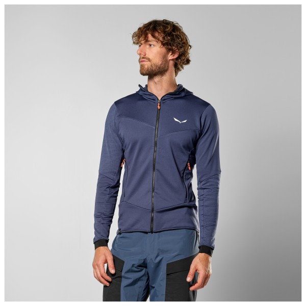 Salewa - Sella Crevasse Hooded Jacket - Giacca in pile