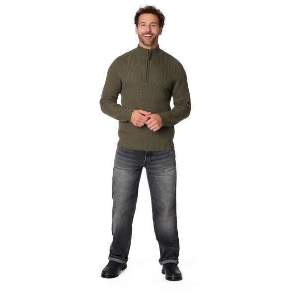 Stoic - Heavy MerinoKnit MMXX.Rutvik Half Zip - Merinowollen trui