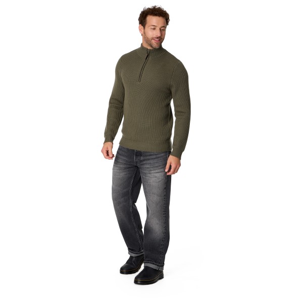 Stoic - Heavy MerinoKnit MMXX.Rutvik Half Zip - Merinowollen trui
