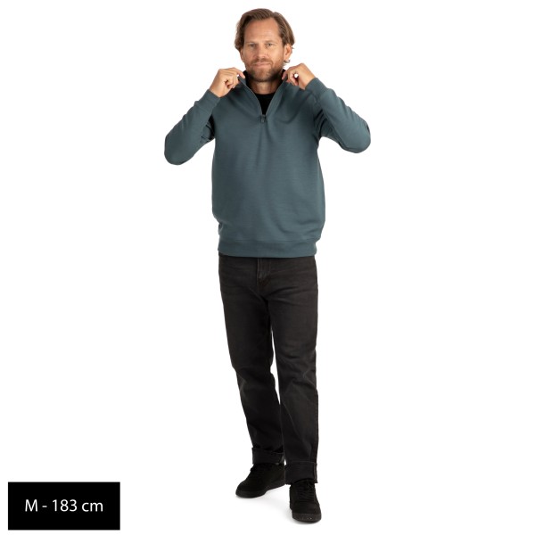Stoic - MerinoFleece335 MMXX. Lulea Half Zip - Merinowollen trui