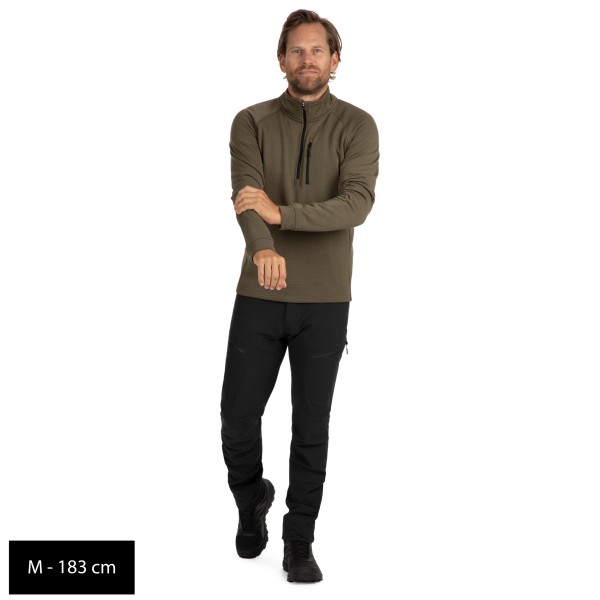 Stoic - MerinoGrid285 NorrdalSt. Half Zip - Merinowollen trui