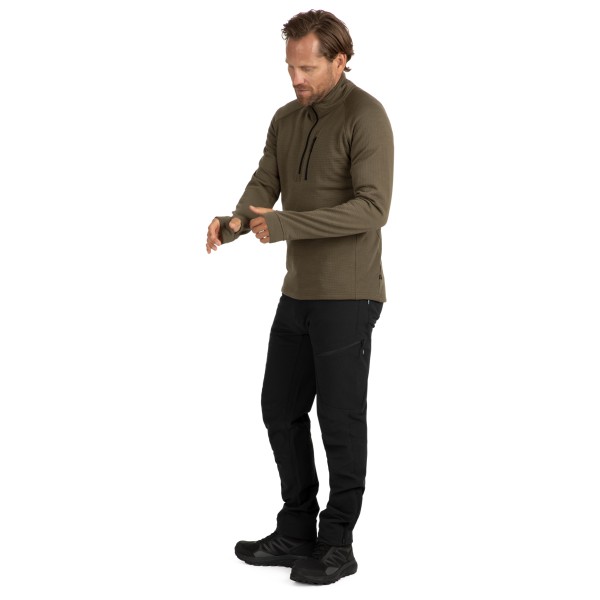 Stoic - MerinoGrid285 NorrdalSt. Half Zip - Merinowollen trui