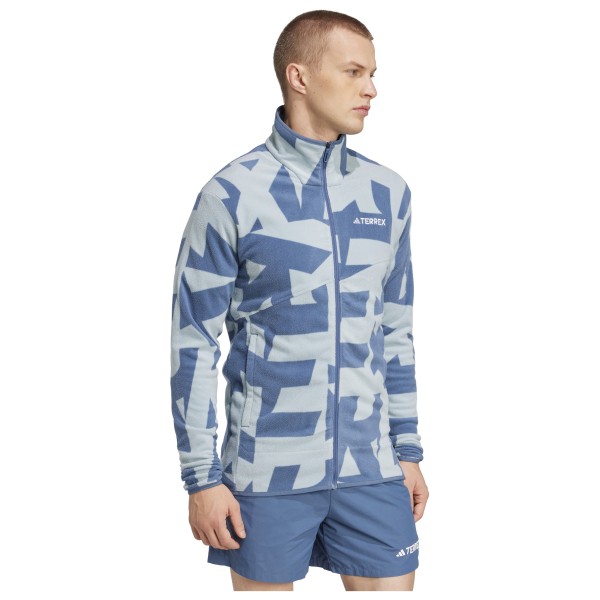 adidas Terrex - Multi AOP Full Zip Fleece Jacket - Fleecetakki