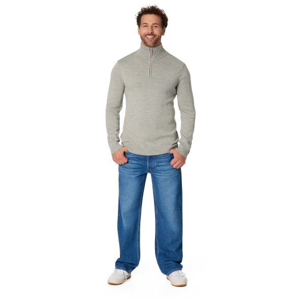 Stoic - MerinoKnit MMXX.Kniva Half Zip - Merinowollen trui