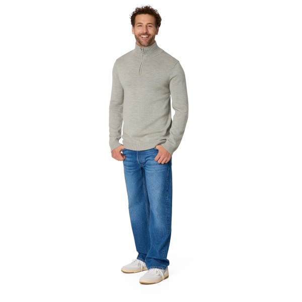 Stoic - MerinoKnit MMXX.Kniva Half Zip - Merinowollen trui