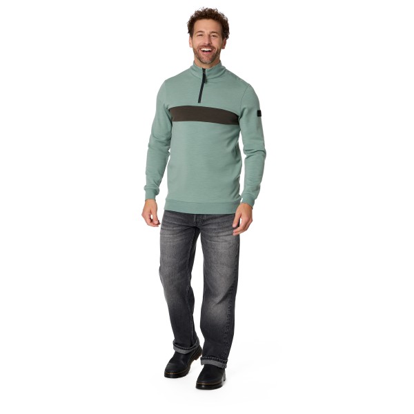 Stoic - MerinoFleece335 MMXX. Lulea II Half Zip - Merinowollen trui
