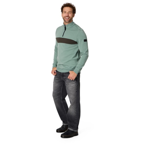 Stoic - MerinoFleece335 MMXX. Lulea II Half Zip - Merinowollen trui
