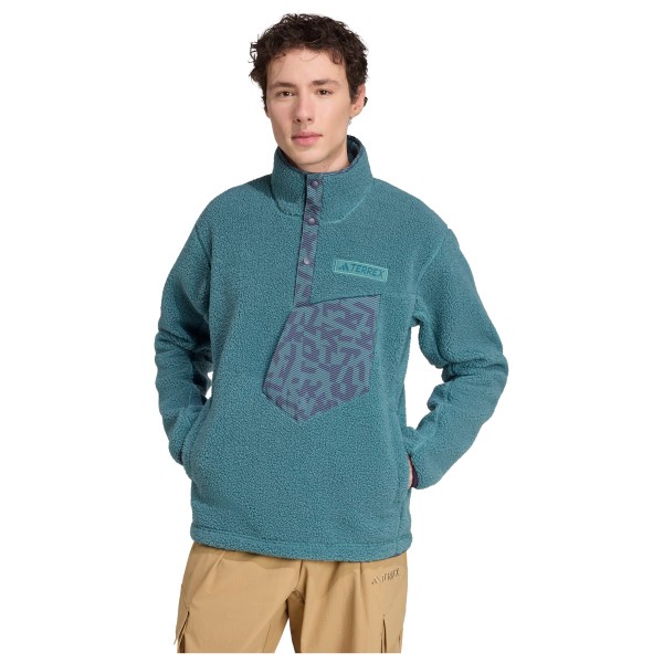 adidas Terrex - Terrex Xploric High Pile Fleece Pullover - Fleecetrui
