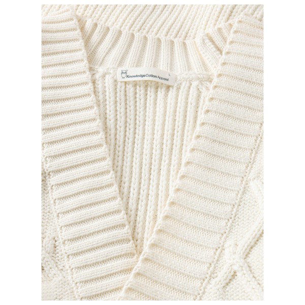 KnowledgeCotton Apparel - Cotton Diamond Cardigan Knit - Cardigan