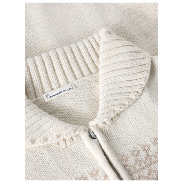 KnowledgeCotton Apparel - Lambswool Campaign Pattern - Wollen jas
