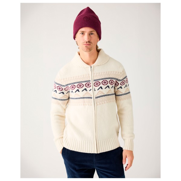 KnowledgeCotton Apparel - Lambswool Campaign Pattern - Wollen jas