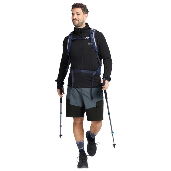 Jack Wolfskin - Litestride Hooded Fullzip - Fleecejacka