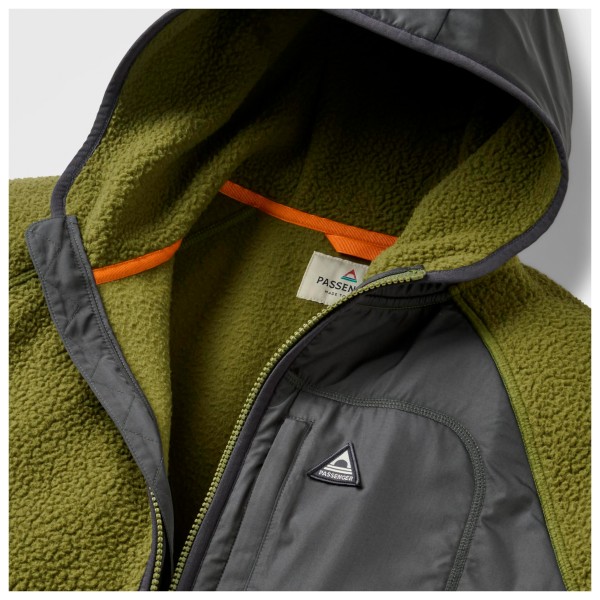 Passenger - Offgrid Recycled Full Zip Hooded Sherpa Fleece - Forro polar