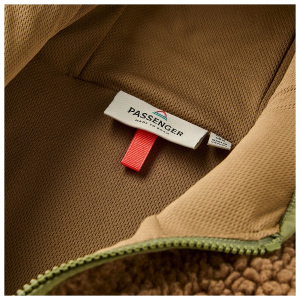 Passenger - Trekker Recycled Hooded Deep Pile Sherpa Jacket - Fleece jacket