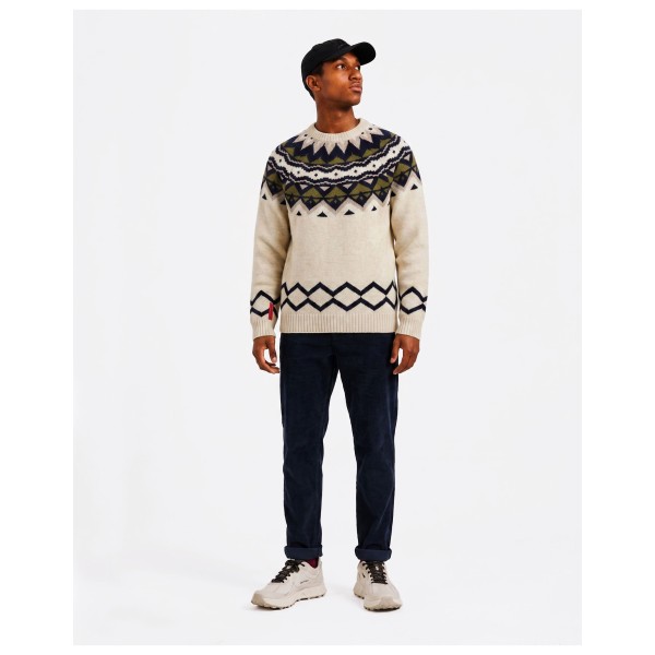 The Mountain Studio - Ski Lambswool Pattern Sweater - Uldsweater