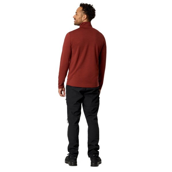 Heber Peak - MerinoBlend EvergreenHe. Half Zip - Merino sweatere