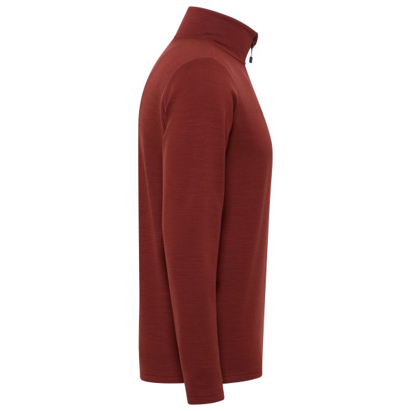 Heber Peak - MerinoBlend EvergreenHe. Half Zip - Merinowollen trui