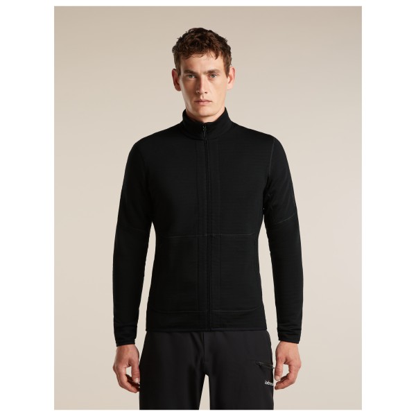Icebreaker - Merino 400 Realfleece Descender L/S Zip - Jerséis de lana merina