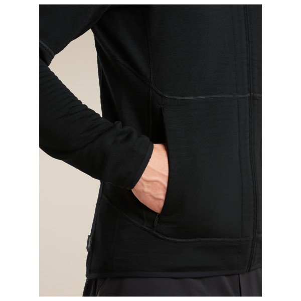 Icebreaker - Merino 400 Realfleece Descender L/S Zip - Jerséis de lana merina