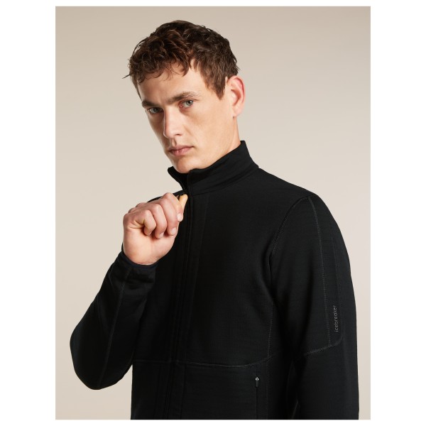 Icebreaker - Merino 400 Realfleece Descender L/S Zip - Jerséis de lana merina