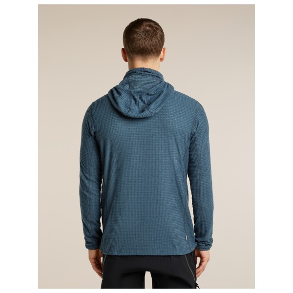 Icebreaker - Merino 400 Realfleece Grid Blackridge Pullover - Sudadera de lana merina
