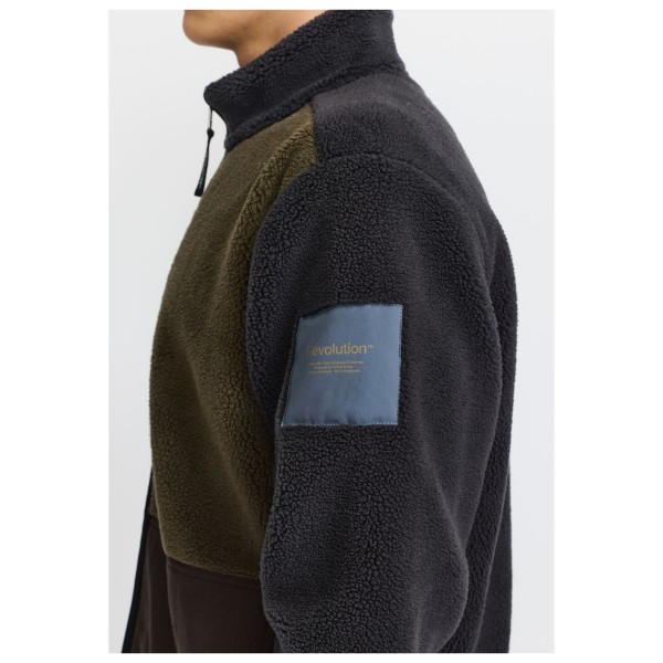 Revolution - Blocked Teddy Jacket - Fleecevest