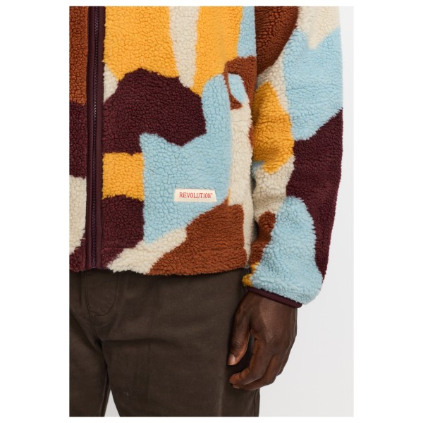 Revolution - Printed Teddy Jacket 7026 - Forro polar