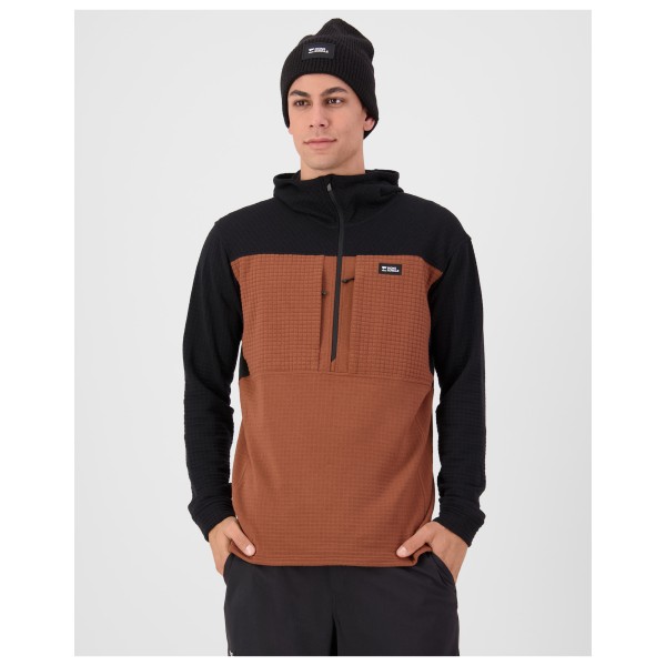 Mons Royale - Offgrid Merino Fleece 1/2 Zip Long Sleeve - Merinohoodie