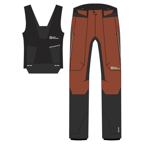 Jack Wolfskin - Alpspitze Air Pants - Regnbyxa