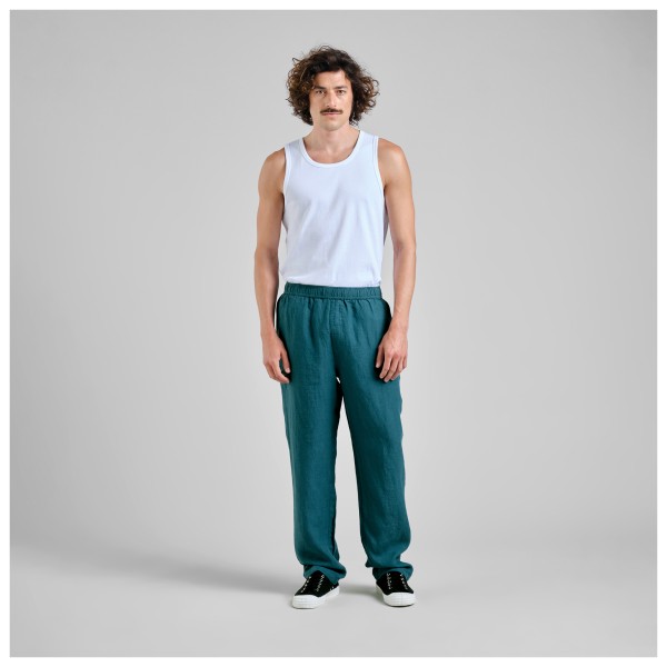 DEDICATED - Pants Borrby Linen - Casual trousers