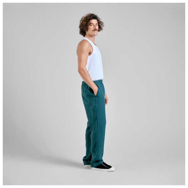 DEDICATED - Pants Borrby Linen - Casual trousers
