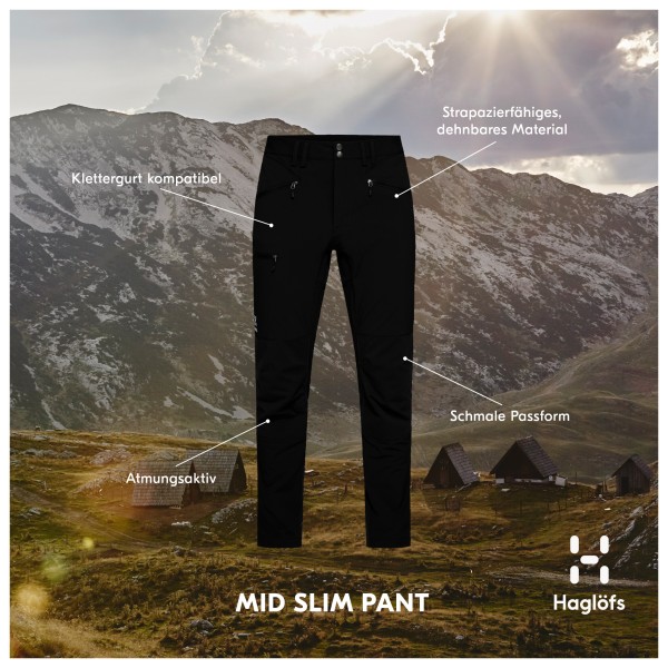 Haglöfs - Mid Slim Pant - Pantaloni da trekking
