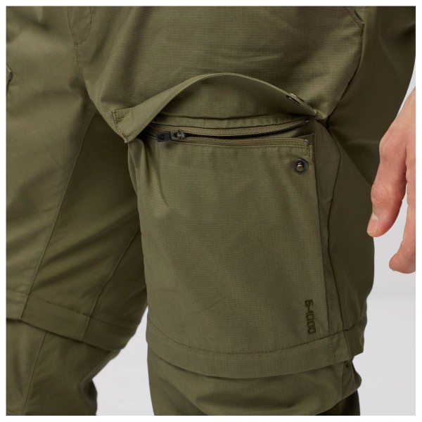 Fjällräven - Abisko Hybrid Trail Trousers Zip-Off - Pantalones de trekking