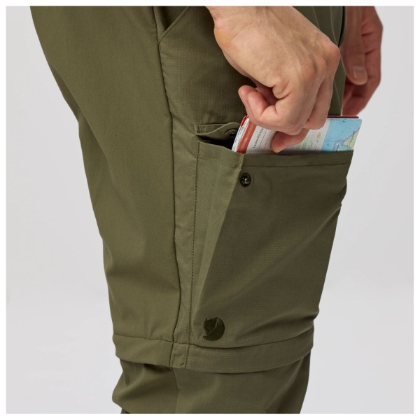 Fjällräven - Abisko Hybrid Trail Trousers Zip-Off - Pantalones de trekking