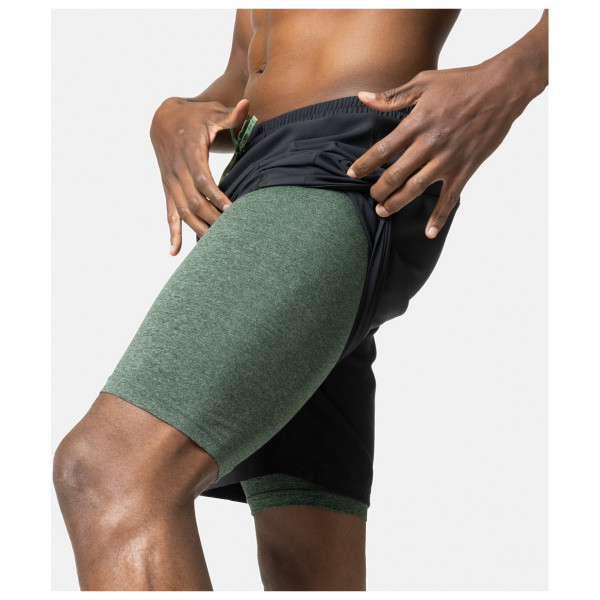Odlo - 2-in-1 Short Active 365 7 Inch - Løbeshorts og 3/4-løbetights
