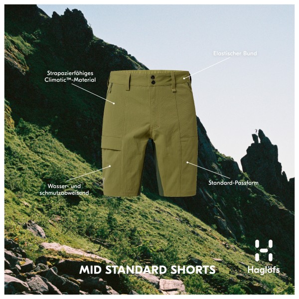 Haglöfs - Mid Standard Shorts - Pantalones cortos