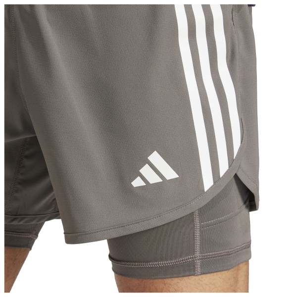adidas - Own The Run 3-Stripes 2in1 Shorts - Pantalones cortos de running