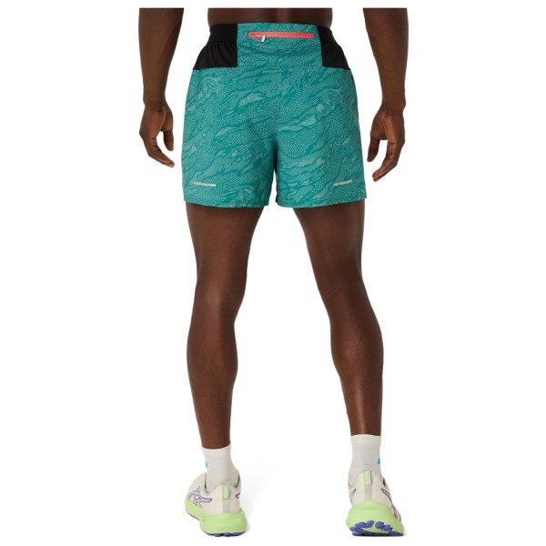 Asics - Fujitrail All Over Print 5'' Short - Laufshorts