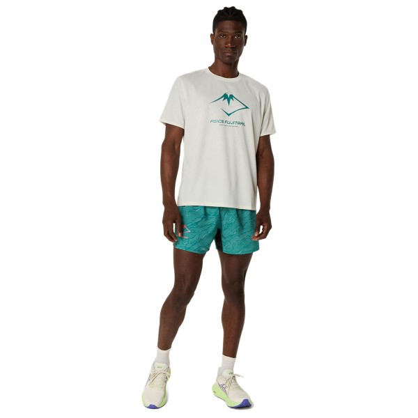 Asics - Fujitrail All Over Print 5'' Short - Laufshorts