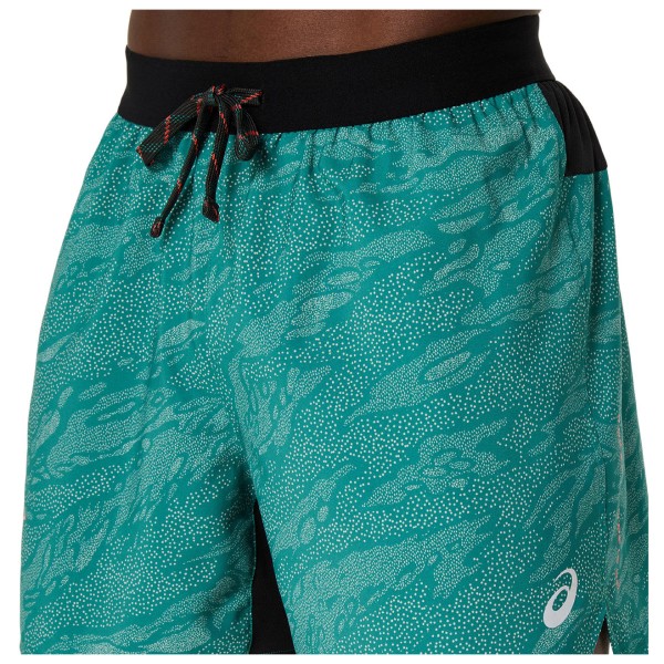 Asics - Fujitrail All Over Print 5'' Short - Laufshorts