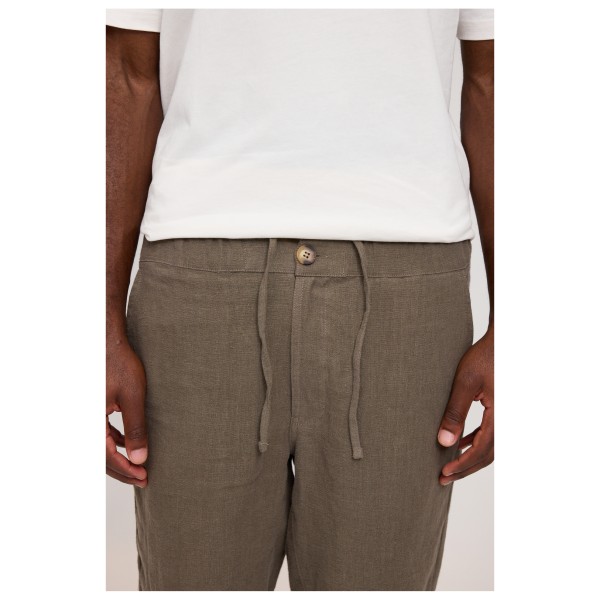 Mazine - Regular Linen Shorts - Shorts