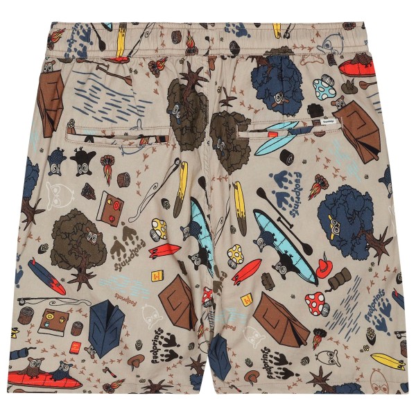 KnowledgeCotton Apparel - Loose Woven AOP Shorts - Pantalones cortos