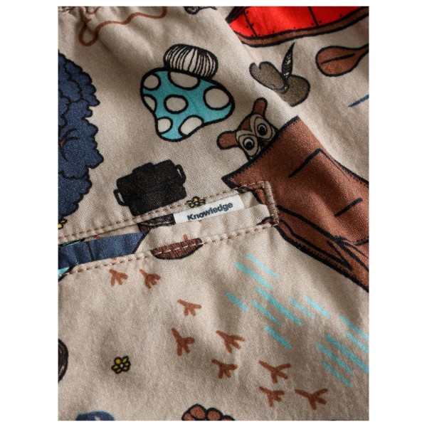 KnowledgeCotton Apparel - Loose Woven AOP Shorts - Pantalones cortos