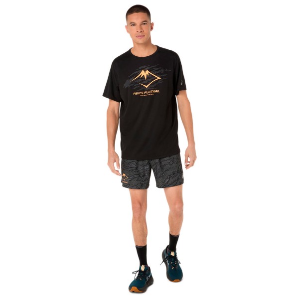 Asics - Fujitrail All Over Print 5'' Short - Laufshorts