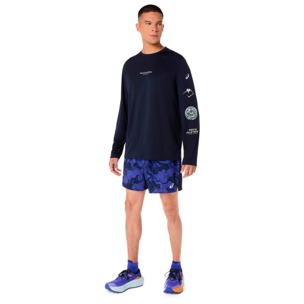 Asics - Fujitrail All Over Print 5'' Short - Pantalones cortos de running