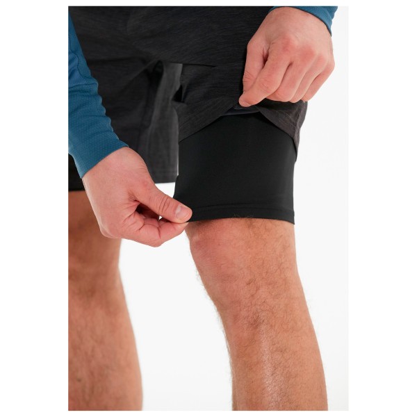 ENDURANCE - Vanclause Melange 2-In-1 Shorts - Laufshorts