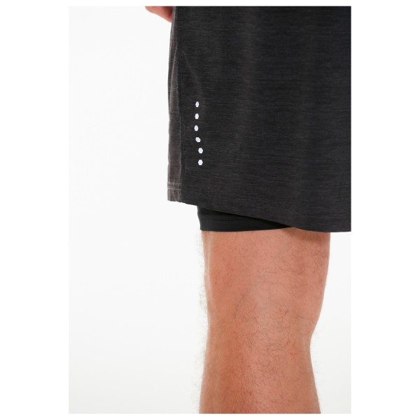 ENDURANCE - Vanclause Melange 2-In-1 Shorts - Loopshort