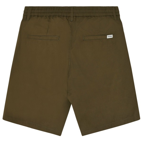 KnowledgeCotton Apparel - Fig Loose Poplin Elastic Waist String Shorts - Short