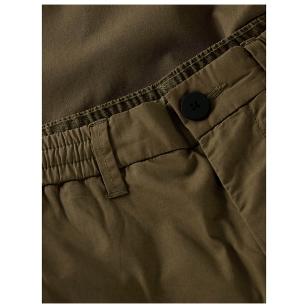 KnowledgeCotton Apparel - Fig Loose Poplin Elastic Waist String Shorts - Shorts