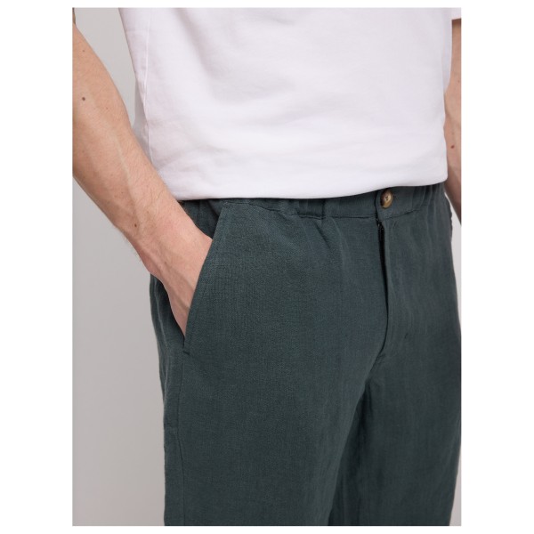 Mazine - Regular Linen Shorts - Shorts